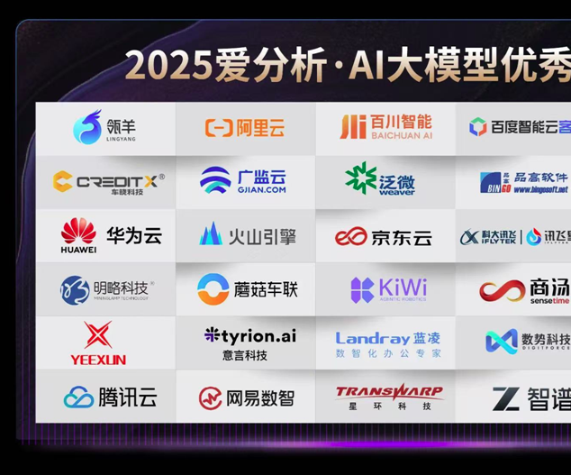 DeepSeek、智譜AI、蘑菇車聯等企業同登“2025 AI大模型優秀廠商”榜單，展現中國AI創新力量